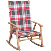 Sedia a Dondolo con Cuscino in BambÃ¹ cod mxl 67156