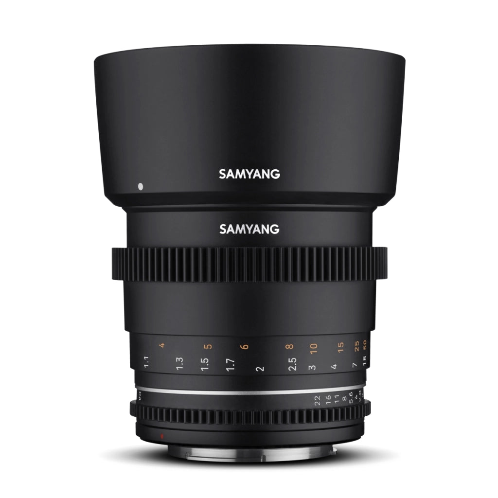 Teleobiettivo Obiettivo per video MF 85mm T1,5 VDSLR MK2 – luminoso T1,5 per Sony E Mount, Follow Focus, full-frame e APS-C, risoluzione 8K