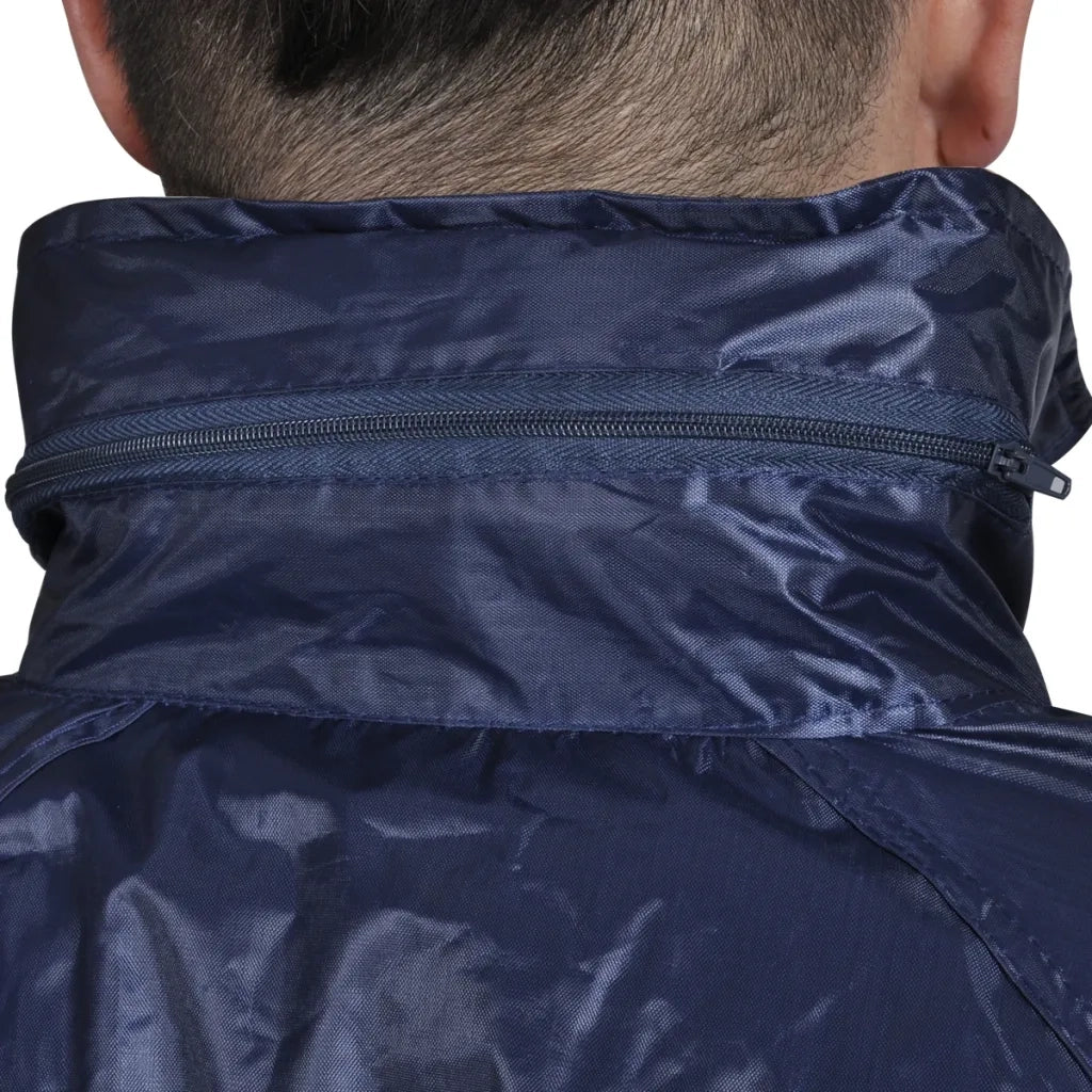 Completo Impermeabile Blu Marino con Cappuccio XL 2 pz per Uomini CFW3852201