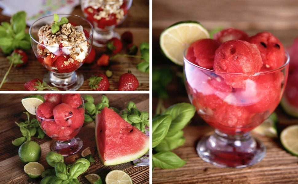 Coppetta da dessert per gelato KADAX da 450 ml, contenitore in vetro classico per dessert al gelato.