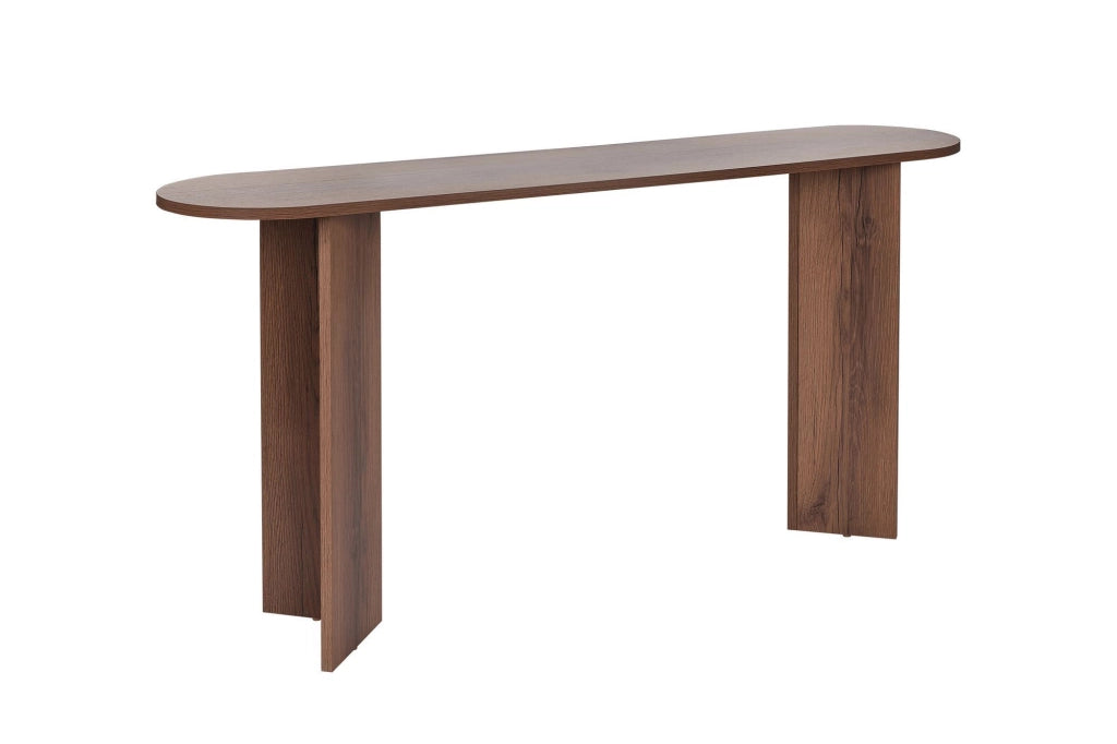 Consolle in legno "Sira" - 150 x 35 x 75 cm - Noce
