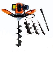 MOTOTRIVELLA A SCOPPIO 52 CC KIT PUNTE TRIVELLA 10 15 20 cm + PROLUNGA 40 cm