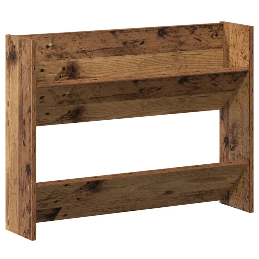 Mobile per scarpe 2 pz-Set di 2 Scarpiera Legno vecchio 80 x 18 x 60 cm