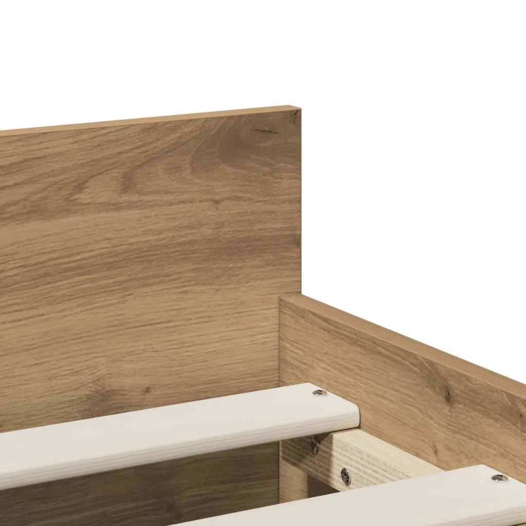 Struttura del letto Rovere Artigianale 100 x 200 cm 3446581