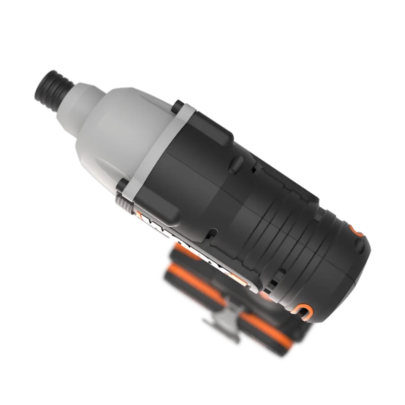 Kit trapano avvitatore a percussione WX370.9 e avvitatore a impulsi WX291.9 20V con batterie e caricabatterie per foratura e avvitatura - Worx