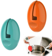 Termometro holder - Termometro sensor holder - Clip resistente al calore - 2 pezzi - Silicone - Per termometri - Adatto per cucina - Zwart