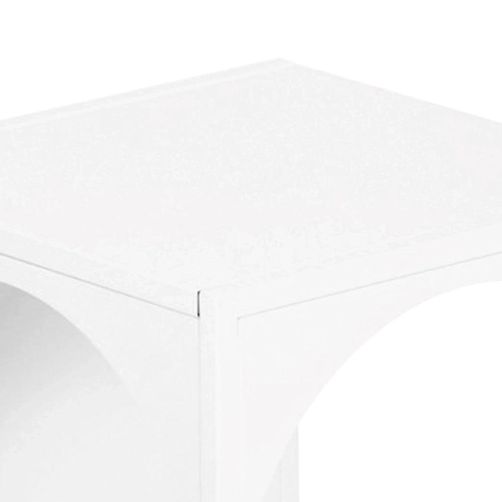 Mensola autoportante in acciaio 52 x 35 x 35 cm bianco 03_0006946