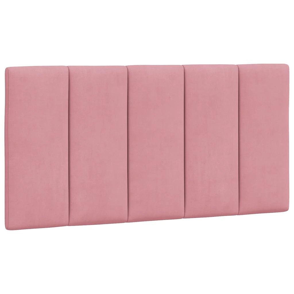 Giroletto con Testiera Rosa 100x200 cm in Velluto