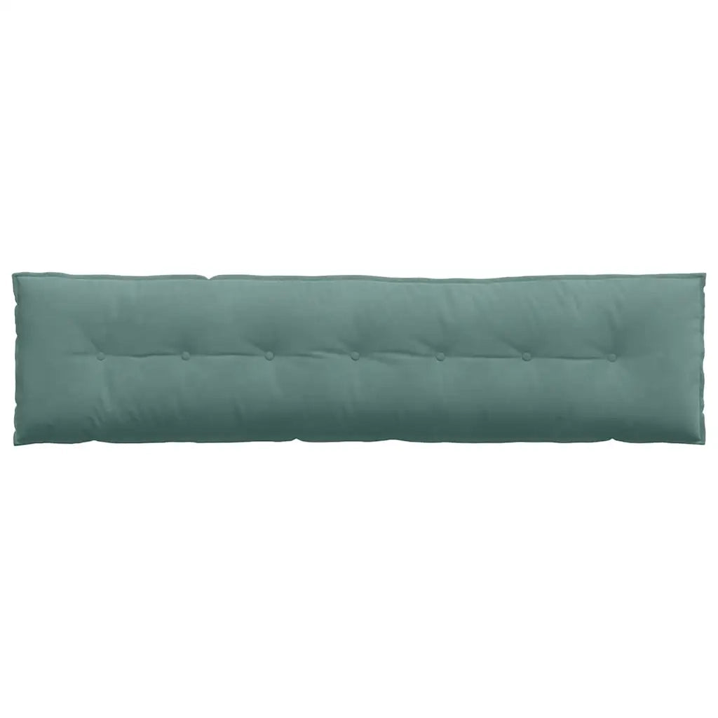 Cuscino per Schiena Verde Mare 200 x 50 cm Tessuto in Cords