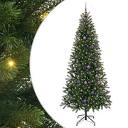 Albero di Natale | Decorazioni natalizie artificiale con 300 LED Verde 240 cm PE e PVC