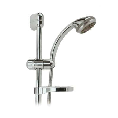 SALISCENDI DOCCETTA 5 GETTI JET  ABS CROMATO TUBO MM 25 + FLEX CM 150 + D.MM 90