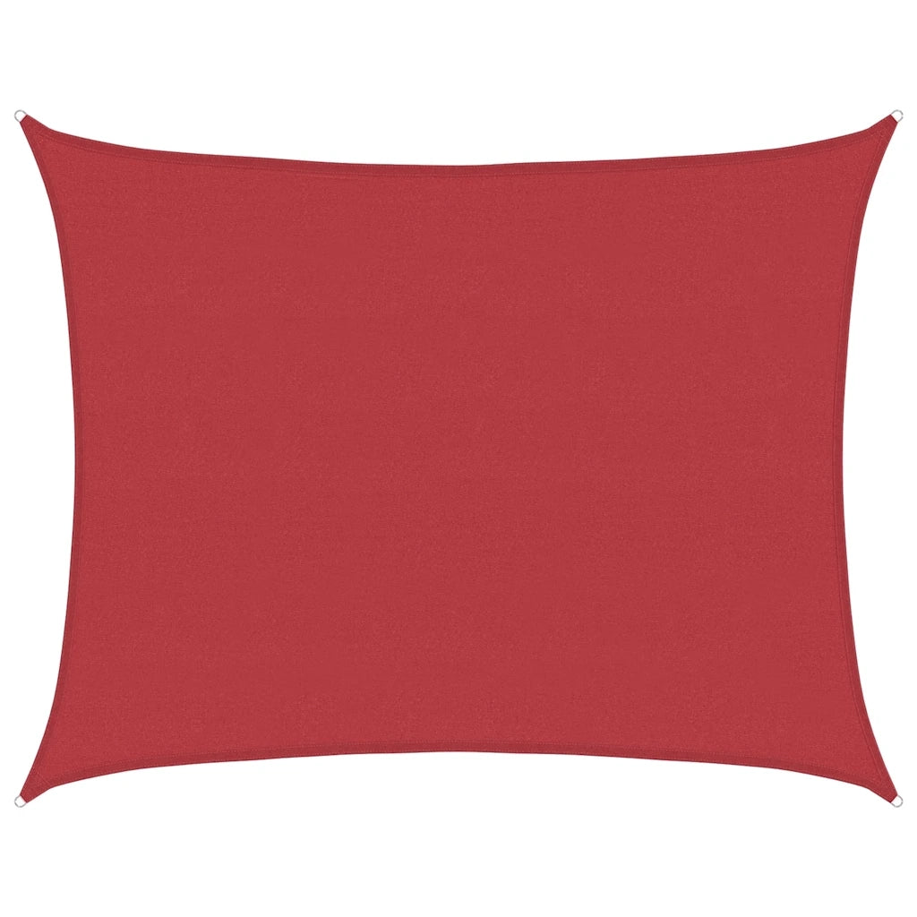 Vela Parasole 160 g/mÂ² Rossa 6x8 m in HDPE