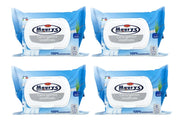 KIT SET 4 PZ MAURY'S SALVIETTE UMIDIFICATA 25PZ ALOE VERA 100% BIODEGRADABILE