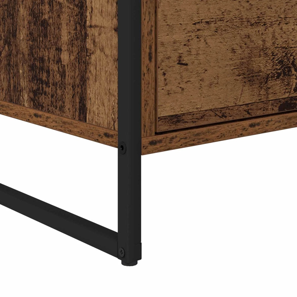 Mobile laterale Legno vecchio 79 x 36 x 75 cm Legno multistrato