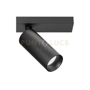 GFA1473H- SPOT FARETTO ORIENTABILE 1 LUCE ATTACCO LED 2700K 1009LM 12W NERO SATINATO D.5,5CM ATTACCO 16,5X5,5CM