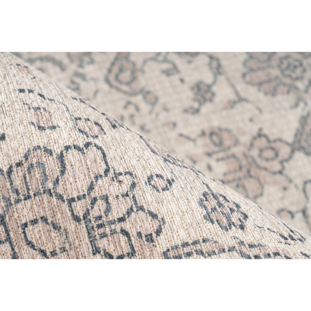 Tappeto Percy 100 in Cotone e Poliestere Crema