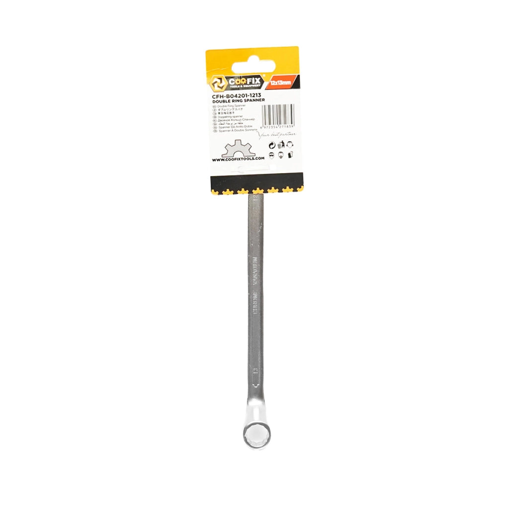 Chiave a cricchetto doppia 12x13 mm professionale Coofix