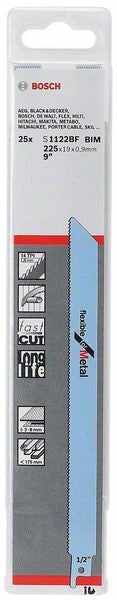 2608657552 - Set 25 lame per sega universale S 1122 BF Flexible for Metal