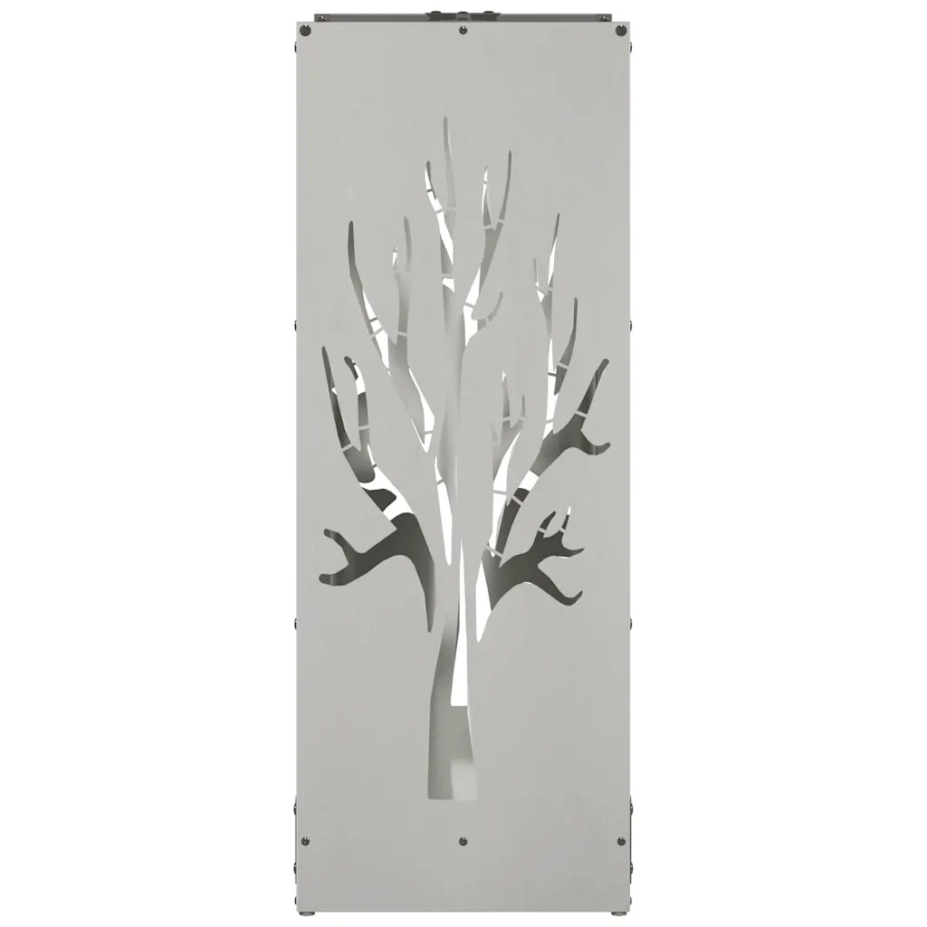 Rastrelliera per Legna da Ardere-Portalegna 40x30x80 cm in Acciaio Inox 895192
