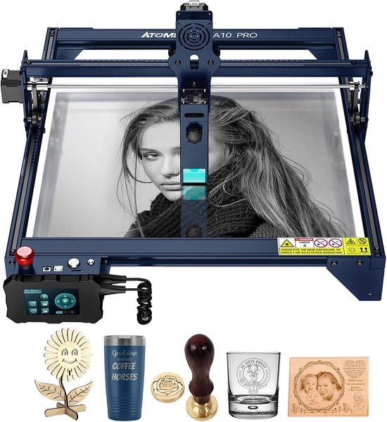 Macchina di laser per gravatura 50W con potenza di uscita 10W per legno, metallo, acrilico, pelle e ceramica