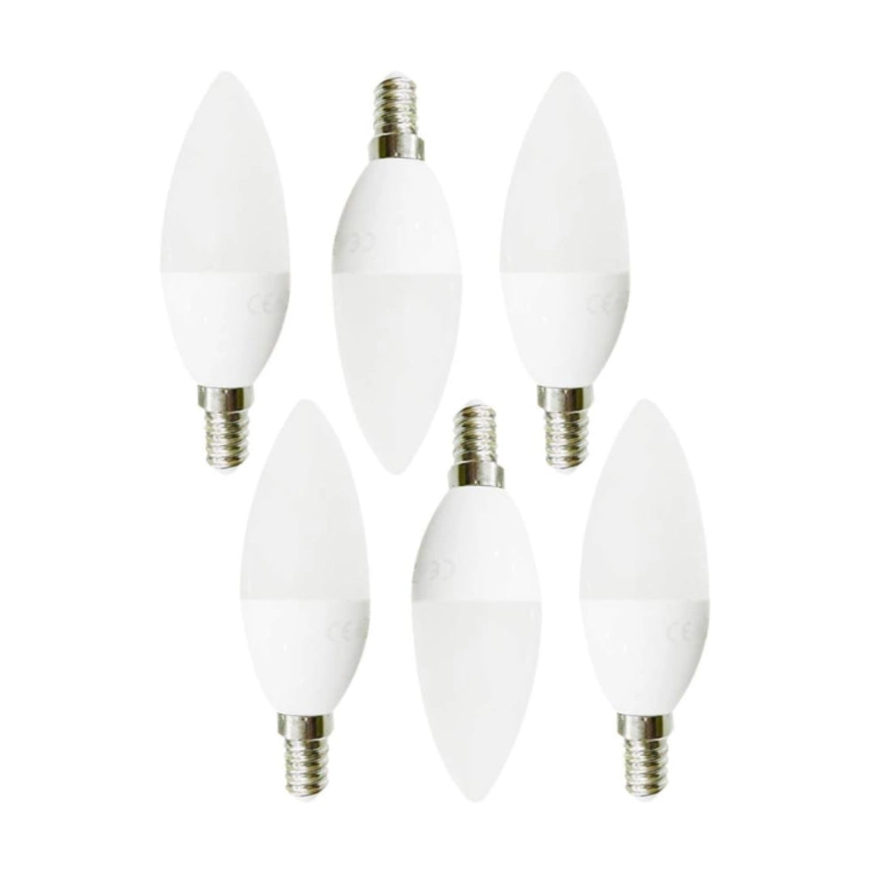 Kit lampadina a candela led optonica ac175-265v e14 c37 a led 8 watt *** temperatura colore lampada 4000k bianco natu...
