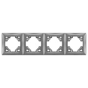 Placca Quadrupla Per Prese Oste Jnh016-4f Grey