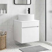 Mobile lavabo da parete Bianco Lucido 49 x 44,5 x 65,5 cm 890626