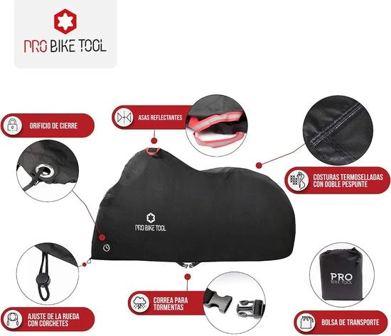 Furgone per esterni per l'immagazzinamento delle biciclette - adatto per 1, 2 o 3 biciclette - 2 stili disponibili - uso stazionario e portatile - materiale ripstop - impermeabile e resistente ai raggi UV