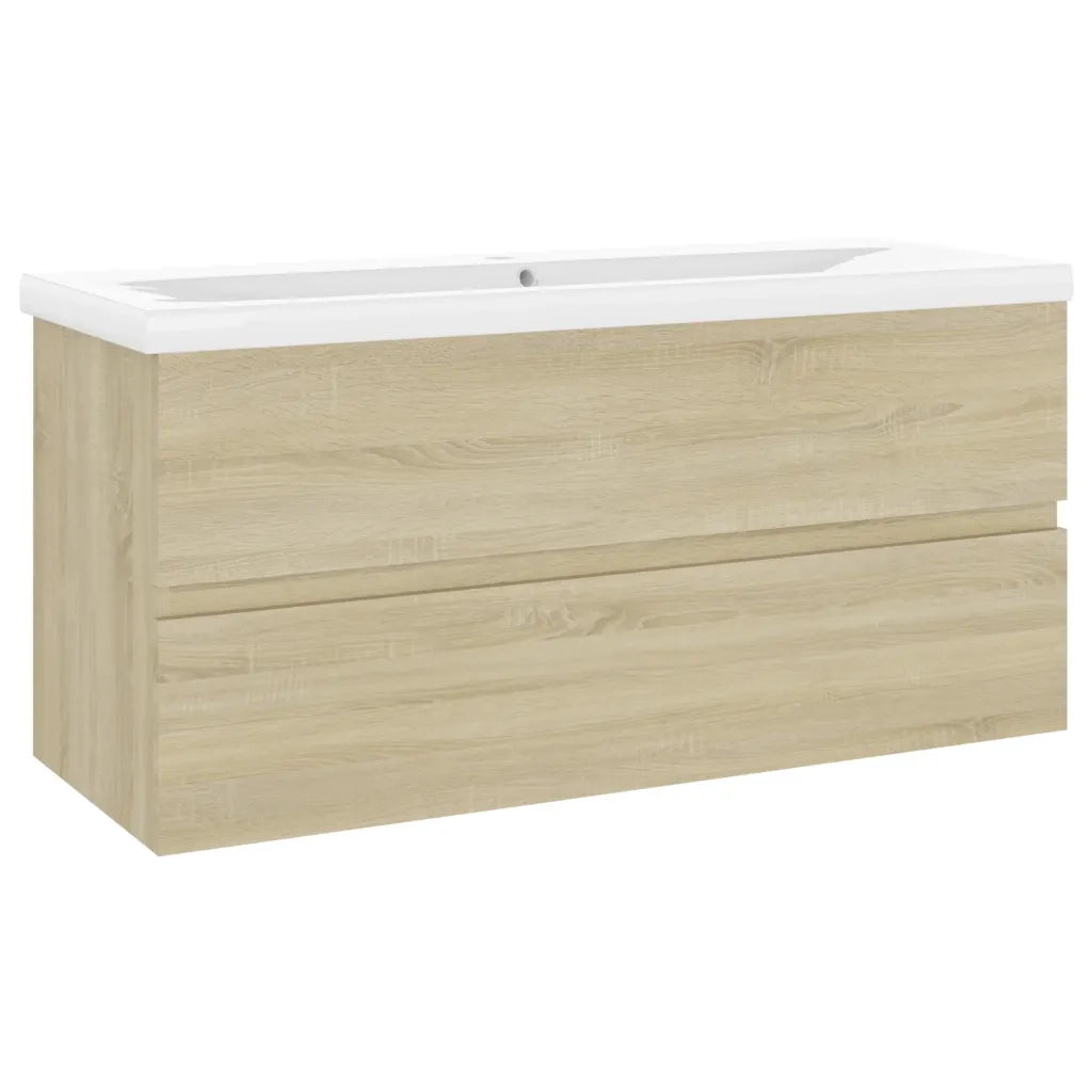 Mobile con Lavabo Integrato Rovere Sonoma in Legno Multistrato 3071570