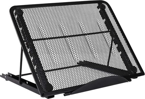 Stand per laptop, ventilata, stand per laptop multiangolare, stand per tablet pieghevole in acciaio inox