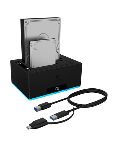 ICY BOX IB-127CL-U3 USB 3.2 Gen 1 (3.1 Gen 1) Type-B Nero