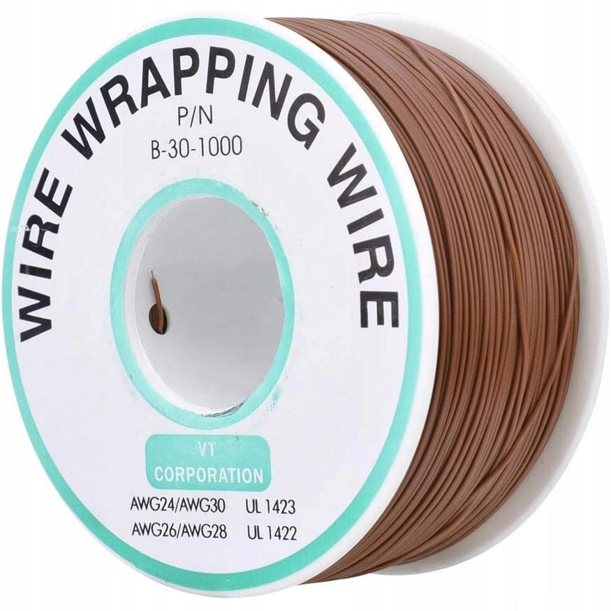 Cavo Kynar AWG 0.25mm Marrone 200m – Alta Qualità e Durata | Ø 0,6 mm Isolamento PVC