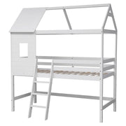 Letto a soppalco per bambini 190x90cm bianco MARGOT