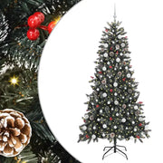 Albero di Natale Artificiale-Albero Natalizio con 300 LED Verde 210 cm 957727