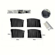 Trade Shop - Kit 4pz Tenda Tendina Parasole Proteggi Sole Raggi Uv Magnetica Auto Nera 70168 -