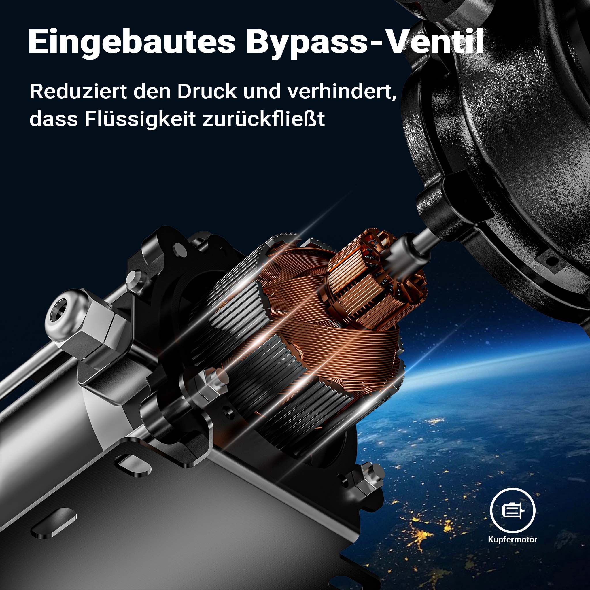 Pompa travaso carburante 12 V 180 W, Pompa travaso gasolio/benzina, 57 l/min, 3200 giri/min