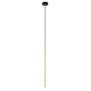 Lampada a sospensione Selter in acciaio oro e nero