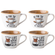 MAURY'S TAZZA DEISGN CAFFE DA 550 CC IN DISEGNO ASSORTITO