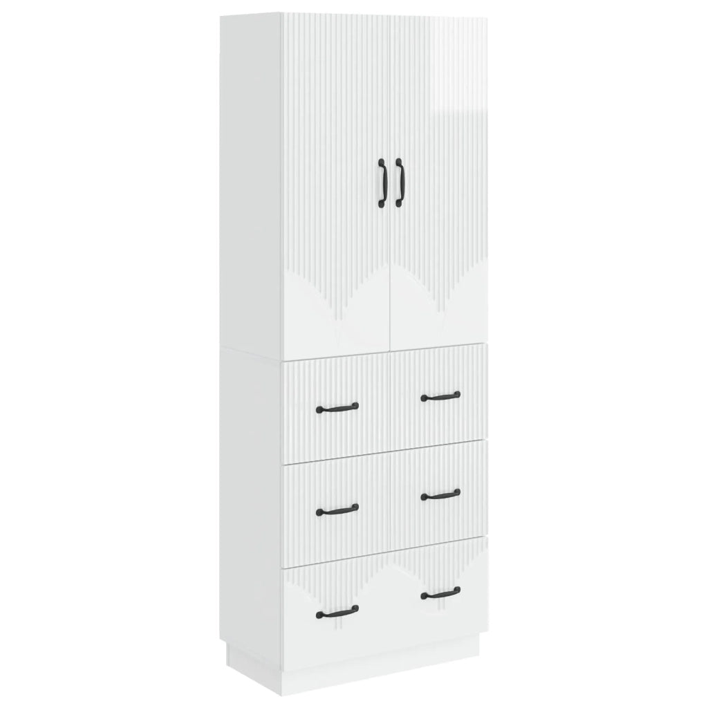 Set di armadi 2 pcs Bianco Lucido 66 x 34,5 x 87 cm 3416803