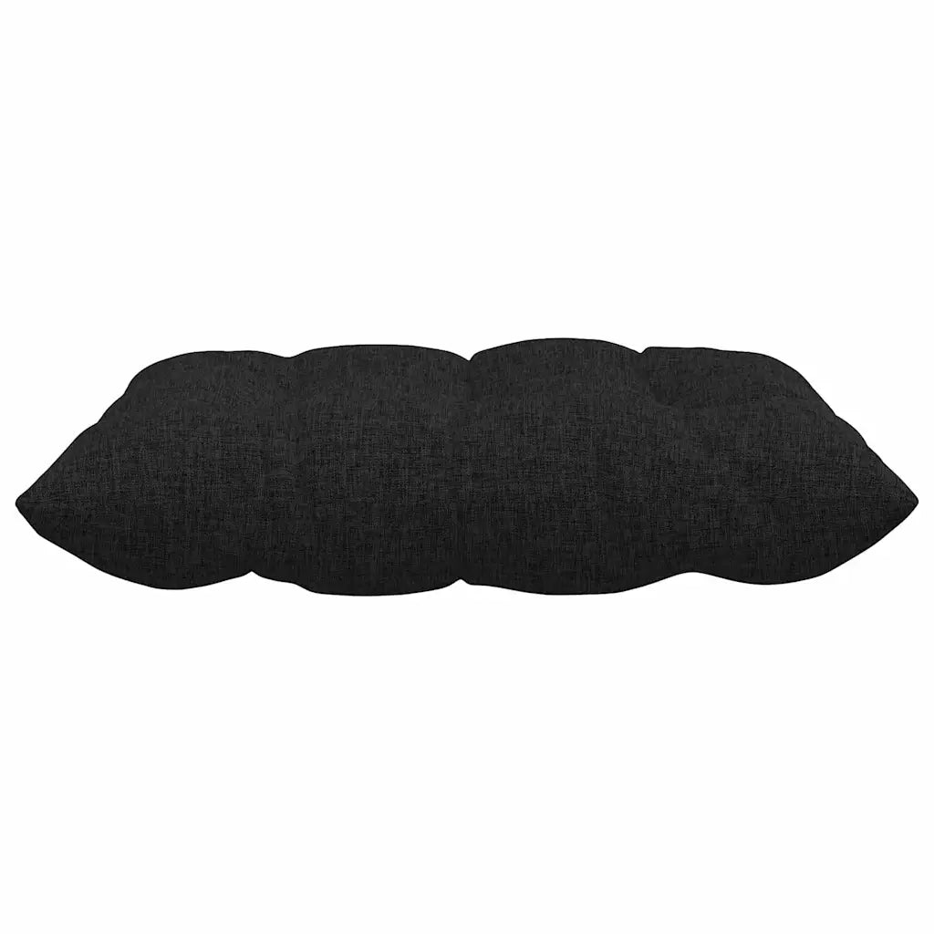 Cuscini per Seduta 4 pcs Nero 40 x 40 x 6 cm Tessuto 42015148