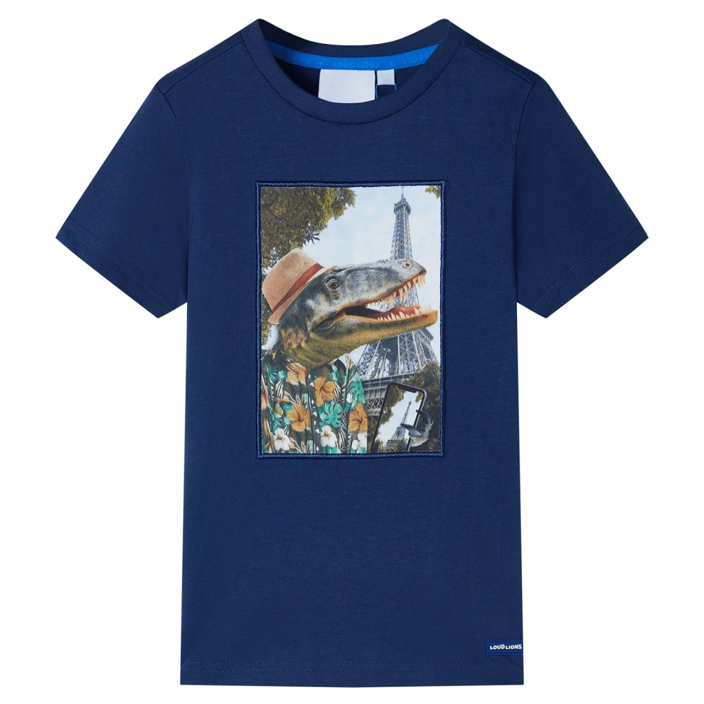 Maglietta da Bambino Blu Scuro 116cod mxl 133421