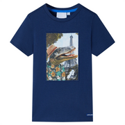 Maglietta da Bambino Blu Scuro 116cod mxl 133421