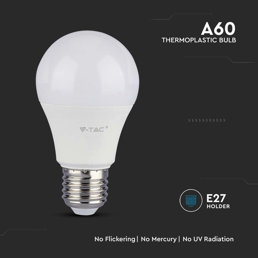 Lampadina LED 10.5W E27 A58 3000K Samsung 1055lm – V-TAC – VT-211-N