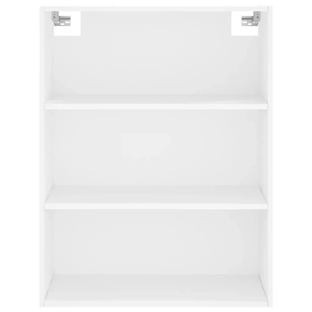 Credenza Bianca 69,5x34x180 cm in Legno Multistrato