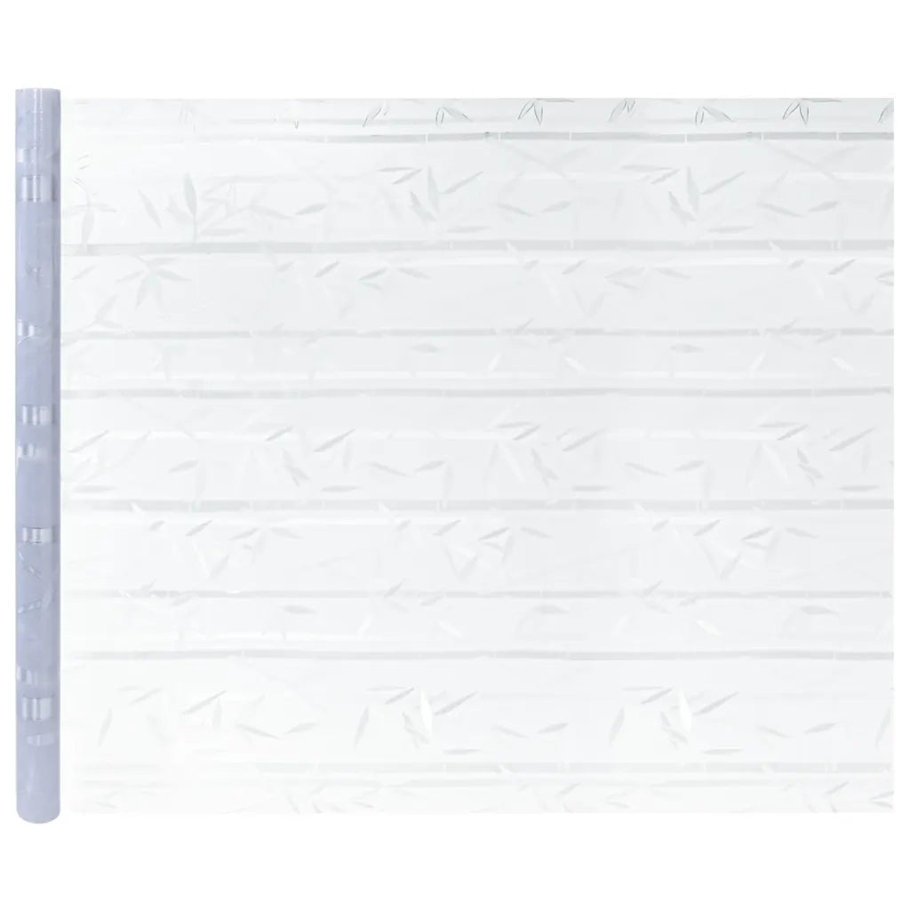Pellicole per Finestre Smerigliate 4pz Motivo Bambù in PVC 3208962