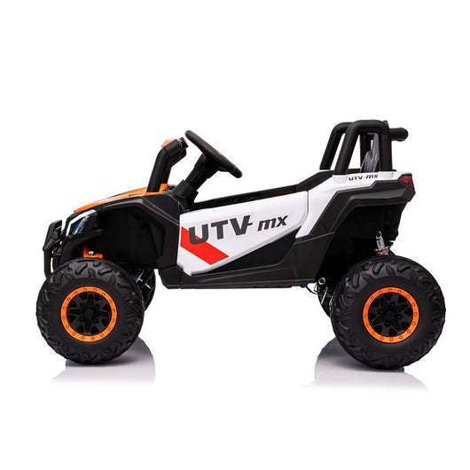 Auto Elettrica per Bambini Mud-Raider UTV MX 12V con Telecomando Arancione