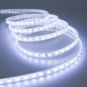 Trade Shop - Striscia Led 5 Mt Smd5050 Bianco Caldo Freddo Naturale Neutra Impermeabile 12v - -bianco Freddo    1 Ampere  -