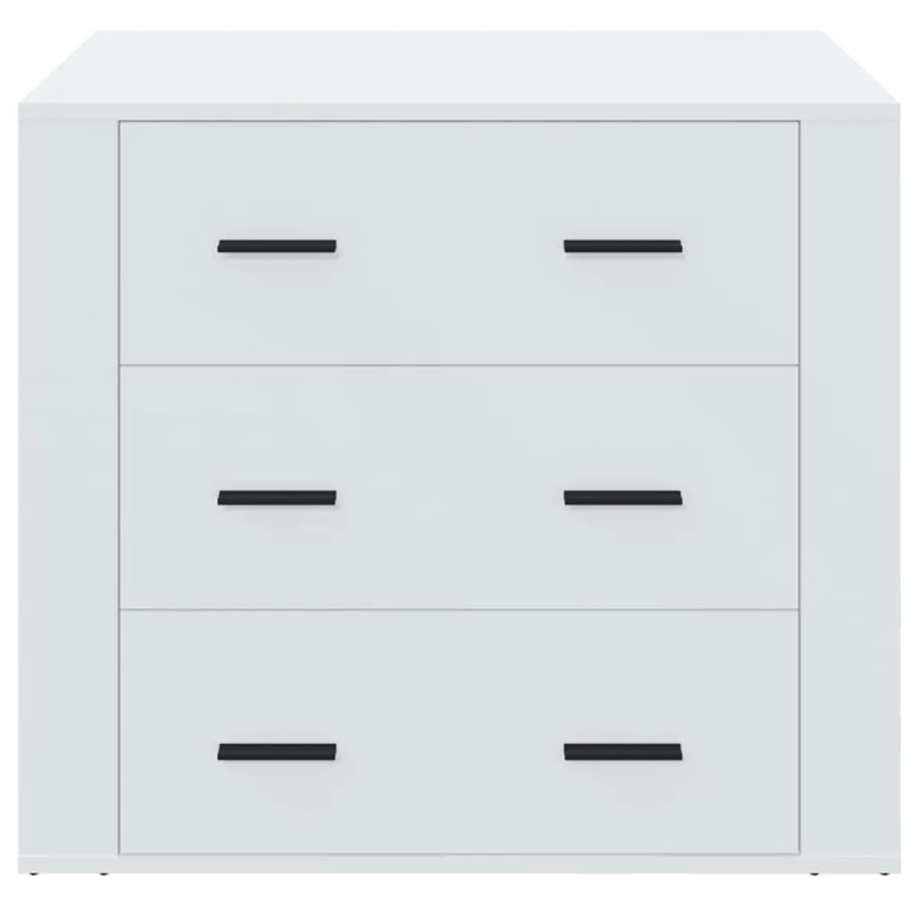 Credenza Bianca 80x33x70 cm in Legno Multistrato cod mxl 17962