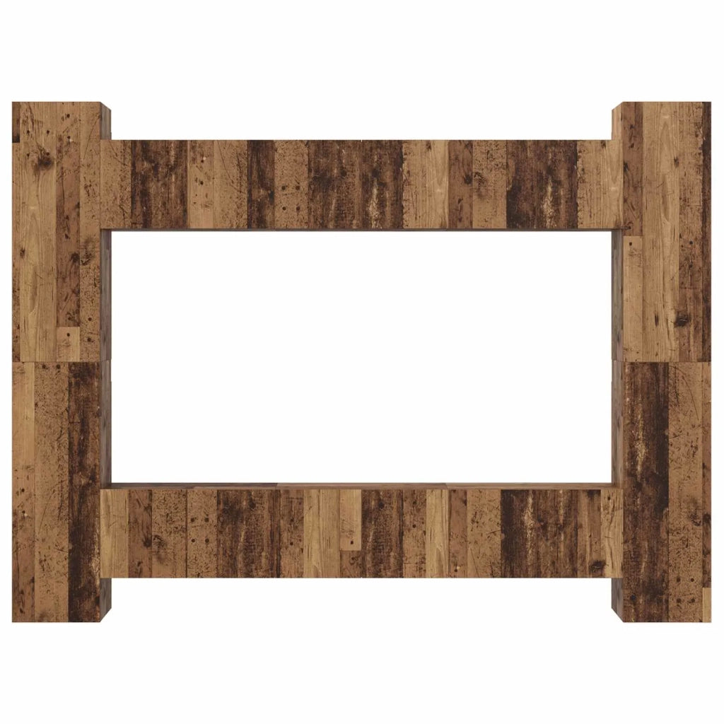 Set mobile TV 10 pcs Legno vecchio 30,5 x 30 x 90 cm