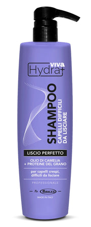 HYDRA VIVA+ SHAMPOO LISCIO PERFETTO CON CAMELIA E PROTEINE DEL GRANO DA 750 ML